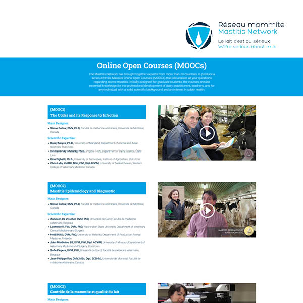 Massive Online Open Courses (MOOCs)