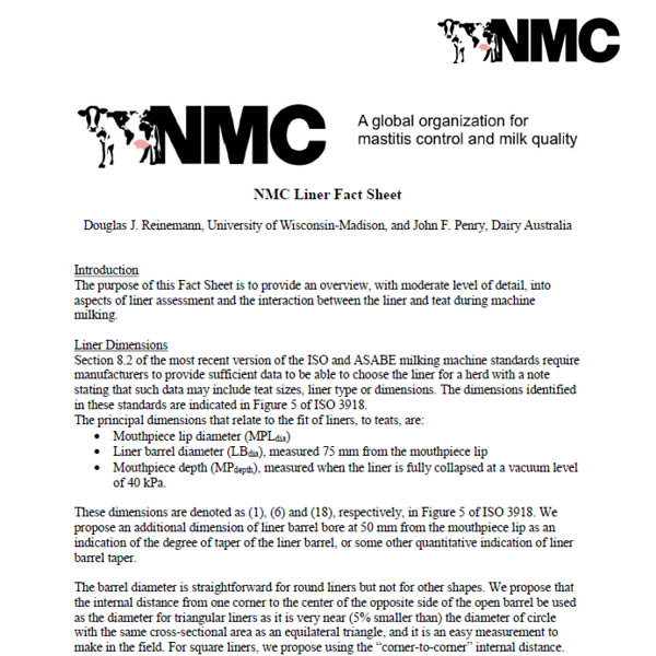 NMC Liner Fact Sheet