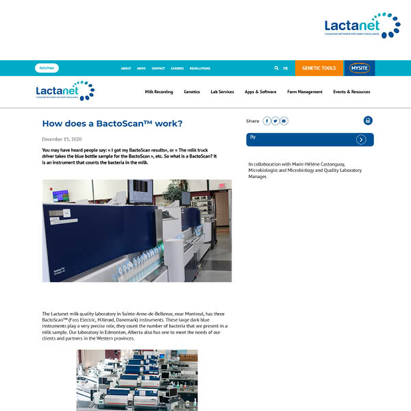 How does a BactoScan work?